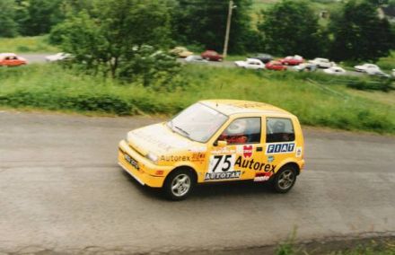 Jacek Sikora i Marek Kaczmarek - Fiat Cinquecento Sporting.